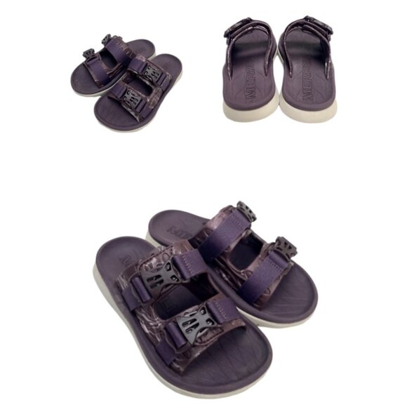 Merrell Sz 7 Purple Hut Ultra Wrap Slide Sandals - Picture 3 of 13